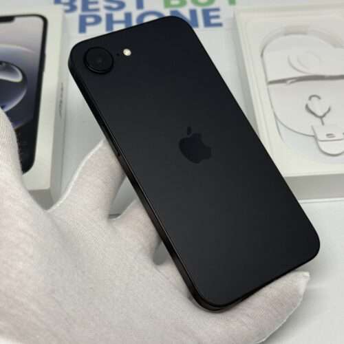 iPhone 16E 128GB zwart /ongebruikt + 12 maanden garantie