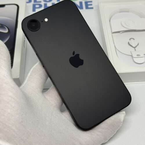 iPhone 16E 128GB zwart /ongebruikt + 12 maanden garantie