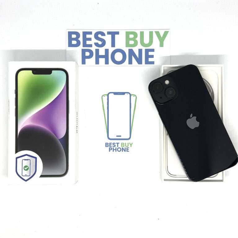 iPhone 14 128GB zwart /zeer net /88% batt /garantie