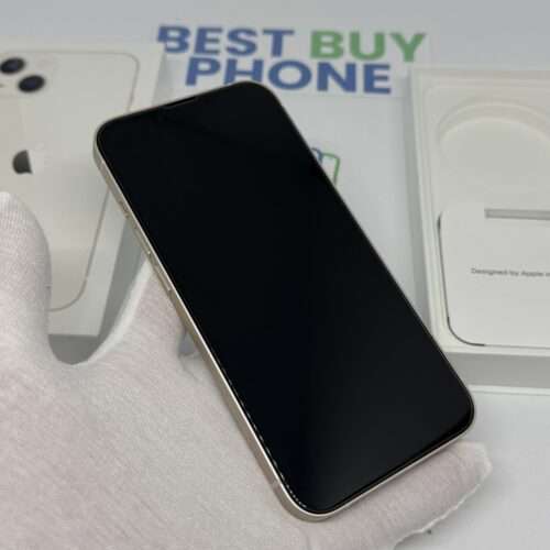 iPhone 13 128GB wit /krasvrij /98% batt /garantie