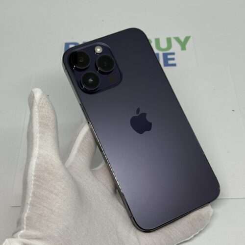 iPhone 14 Pro Max 128GB paars /krasvrij /100% batt /garantie
