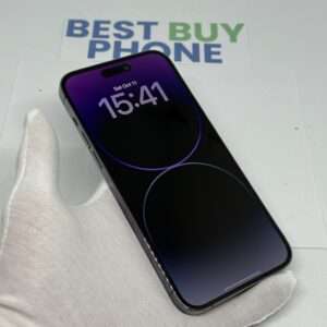 iPhone 14 Pro Max 128GB paars /krasvrij /100% batt /garantie