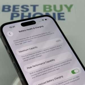 iPhone 14 Pro Max 128GB paars /krasvrij /100% batt /garantie