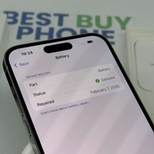iPhone 14 Pro Max 1TB zilver /krasvrij /100% batt /garantie
