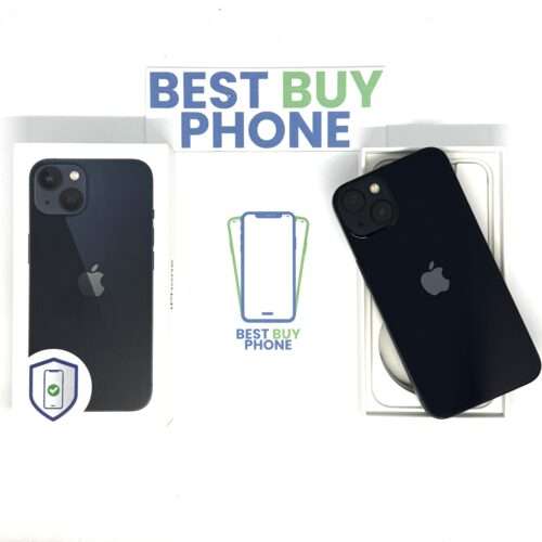 iPhone 13 128GB zwart /krasvrij glas /90% batt /garantie