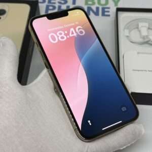iPhone 13 Pro 256GB goud /zeer net /91% batt /garantie