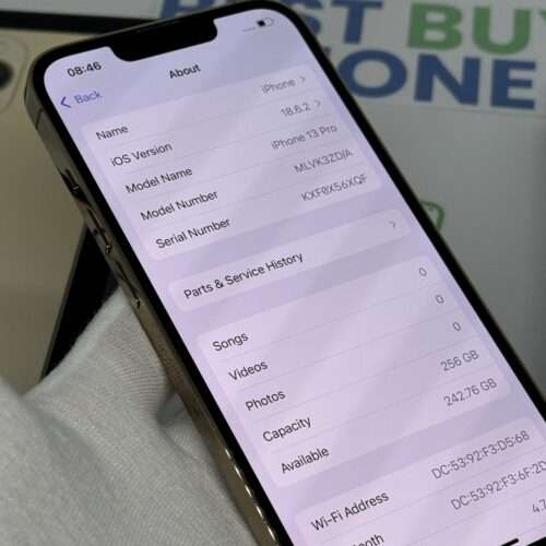iPhone 13 Pro 256GB goud /zeer net /91% batt /garantie