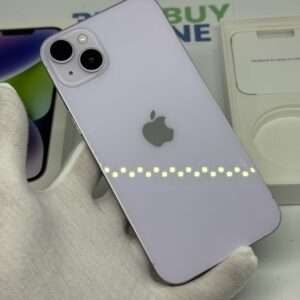 iPhone 14 Plus 128GB paars /krasvrij /86% batt /garantie