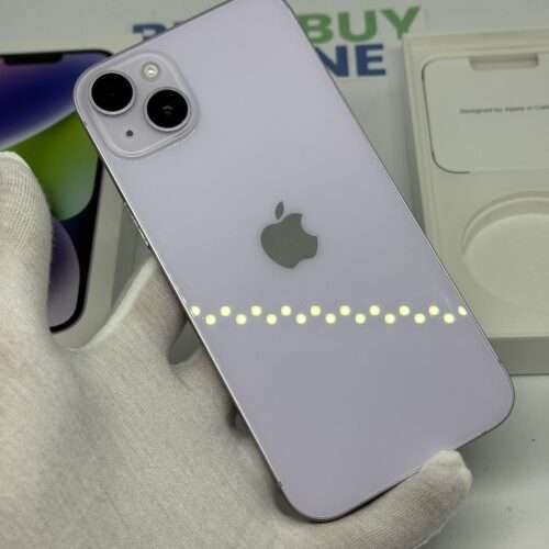iPhone 14 Plus 128GB paars /krasvrij /86% batt /garantie