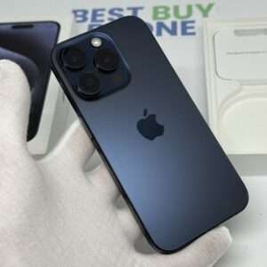 iPhone 15 Pro 256GB blauw /zeer net /92% batt /garantie