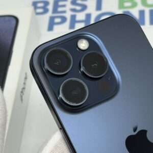 iPhone 15 Pro 256GB blauw /zeer net /92% batt /garantie