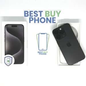 iPhone 15 Pro 256GB zwart /zeer net /100% batt /garantie