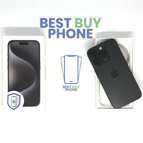 iPhone 15 Pro 256GB zwart /zeer net /100% batt /garantie