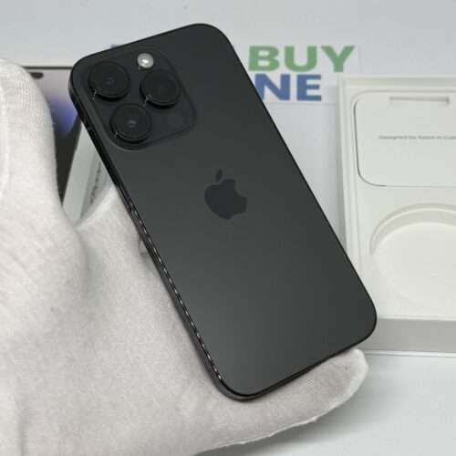iPhone 14 Pro 256GB zwart /zeer net /93% batt /garantie