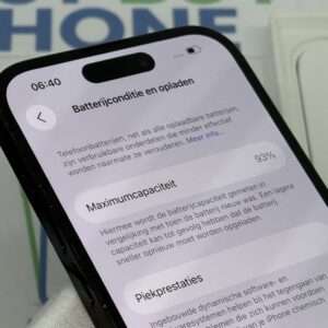 iPhone 14 Pro 256GB zwart /zeer net /93% batt /garantie
