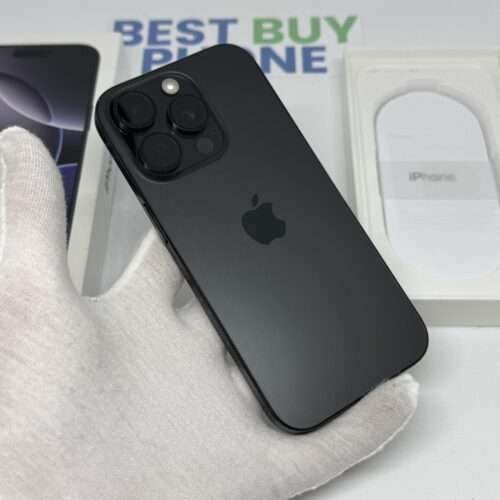IMG_1433 iPhone 16 Pro 128GB zwart /krasvrij /98% batt /garantie
