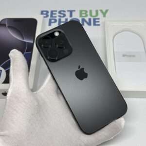 IMG_1434 iPhone 16 Pro 128GB zwart /krasvrij /98% batt /garantie