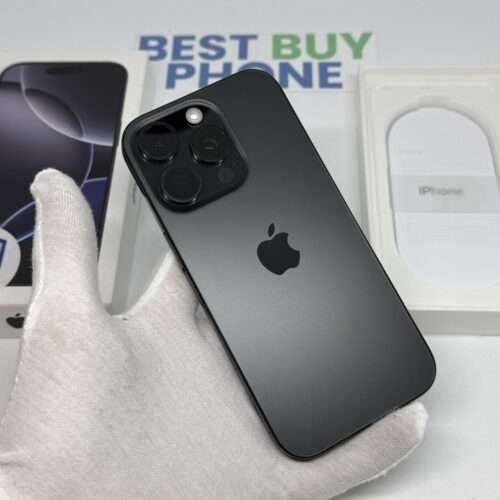 IMG_1434 iPhone 16 Pro 128GB zwart /krasvrij /98% batt /garantie