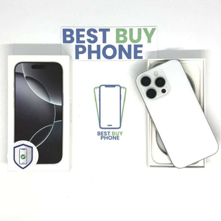 iPhone 16 Pro 128GB zilver /krasvrij /94% batt /garantie