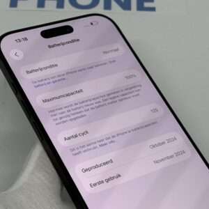 IMG_1448 iPhone 16 Pro Max 1TB zwart /licht gebruikt /100% batt /garantie