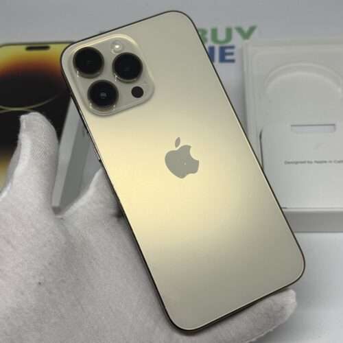 IMG_1456 iPhone 14 Pro Max 128GB goud /kras vrij glas /89% batt /garantie