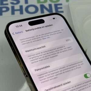 IMG_1462 iPhone 14 Pro Max 128GB goud /kras vrij glas /89% batt /garantie