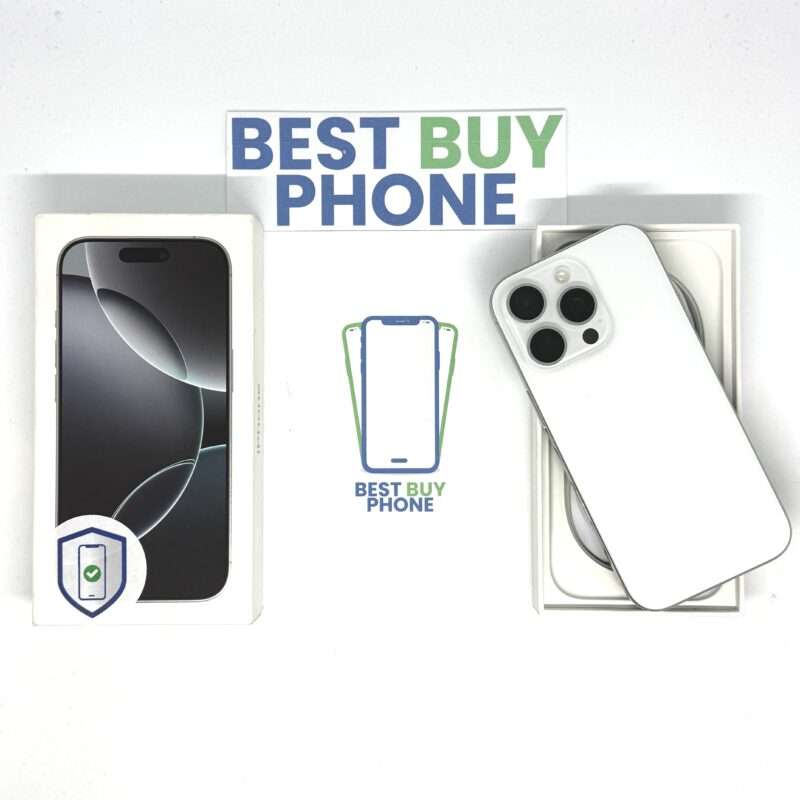iPhone 16 Pro 256GB wit /E-sim /ongebruikt + 12 maanden garantie