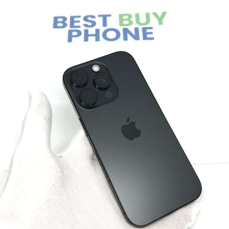 iPhone 16 Pro 256GB zwart /100% batt /kras vrij scherm /garantie