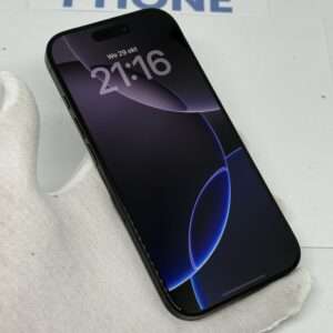 iPhone 16 Pro 256GB zwart /100% batt /kras vrij scherm /garantie