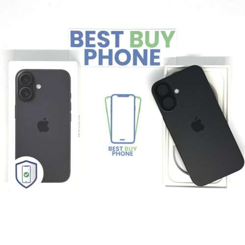 iPhone 16 256GB zwart /kras vrij scherm /93% batt /garantie