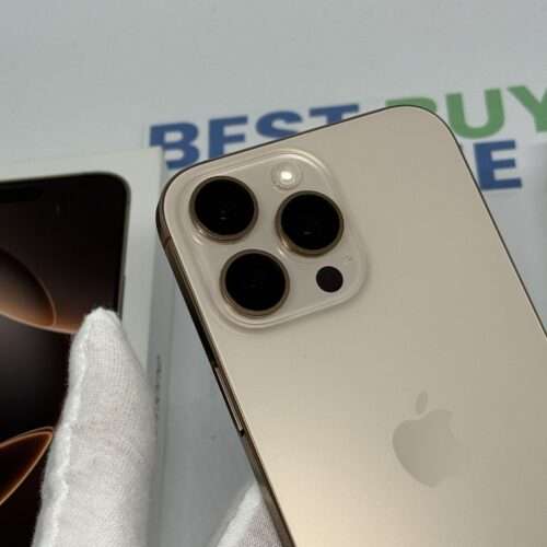 IMG_2127 iPhone 16 Pro Max 256GB goud /krasvrij /100% batt /garantie