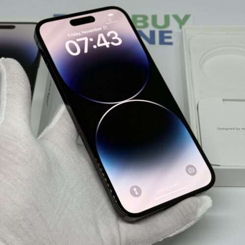 IMG_2310 iPhone 14 Pro Max 256GB zwart /krasvrij /88% batt /garantie