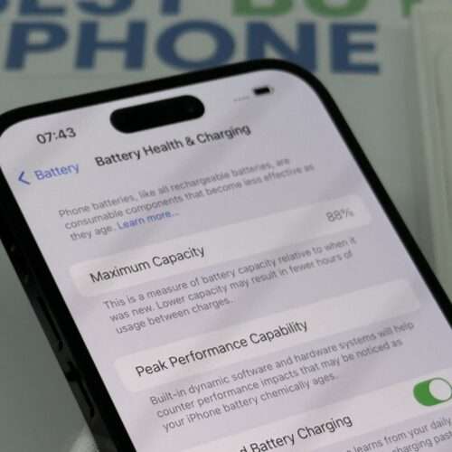 IMG_2311 iPhone 14 Pro Max 256GB zwart /krasvrij /88% batt /garantie