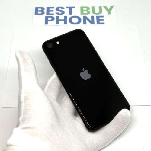 iPhone SE 2022 128GB zwart /kras vrij /100% batt /garantie