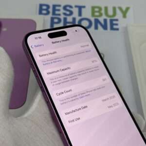 IMG_3138 iPhone 16 128GB roze /licht gebruikt /98% batt /garantie