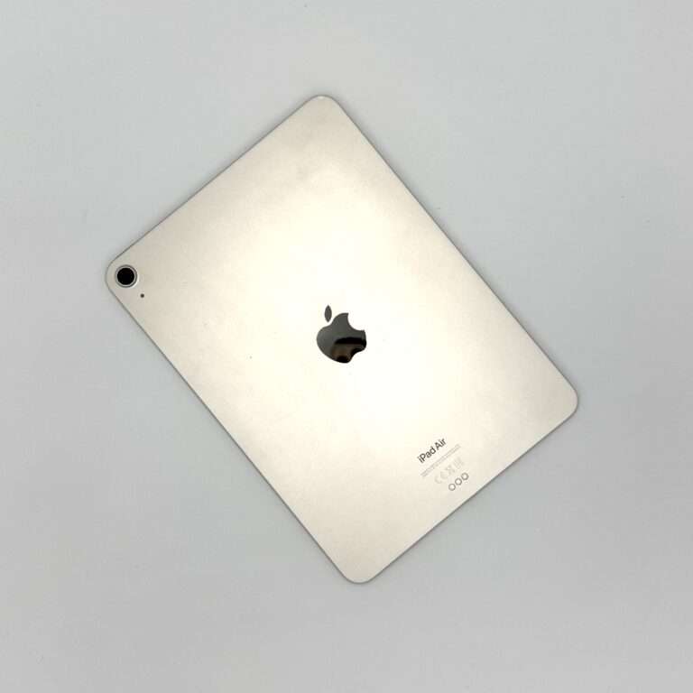 iPad Air 5e M1 256GB starlight /krasvrij glas /91% batt /garantie