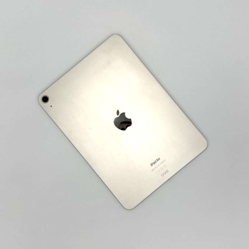 iPad Air 5e M1 256GB starlight /krasvrij glas /91% batt /garantie