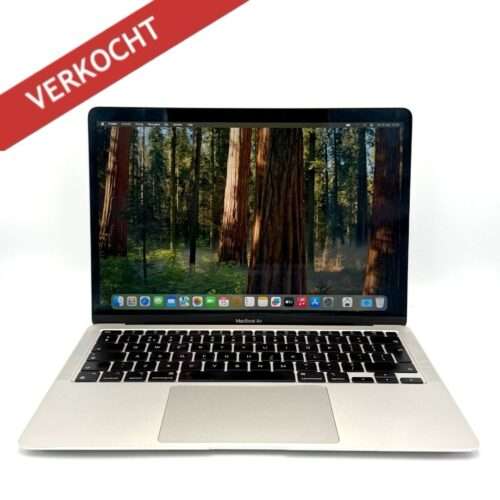 MacBook Air M1 256GB zilver /kras vrij /89% batt /garantie