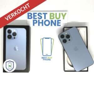 iPhone 13 Pro 128GB blauw /86% batt /krasvrij glas /garantie