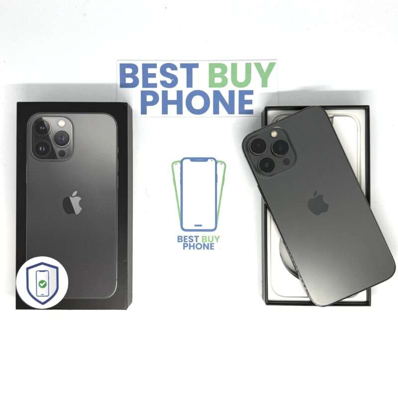 iPhone 13 Pro Max 256GB grijs /krasvrij /93% batt /garantie
