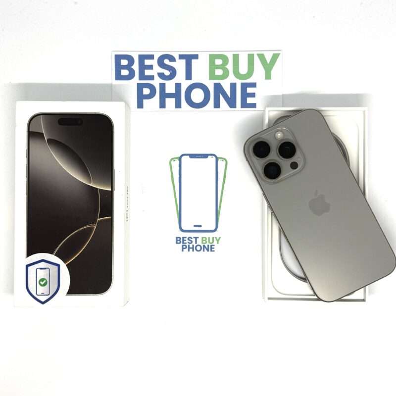 iPhone 16 Pro 128GB naturel /zeer net /98% batt /garantie