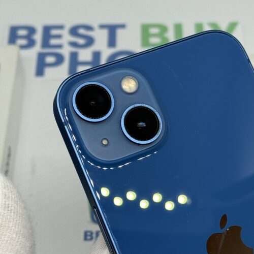 iPhone 13 128GB blauw /krasvrij /96% batt /garantie