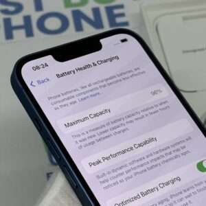 iPhone 13 128GB blauw /krasvrij /96% batt /garantie