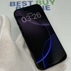 iPhone 16 Pro 128GB zwart /krasvrij /99% batt /garantie