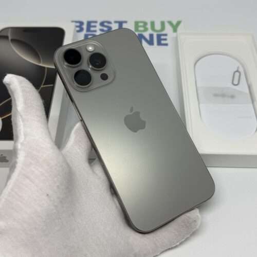 iPhone 16 Pro Max 512GB naturel /99% batt /kras vrij scherm /garantie