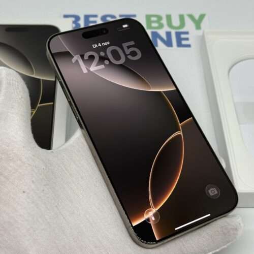 iPhone 16 Pro Max 512GB naturel /99% batt /kras vrij scherm /garantie