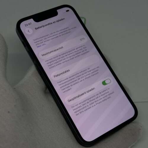 iPhone 13 mini 128GB zwart /zeer net /97% batt /garantie