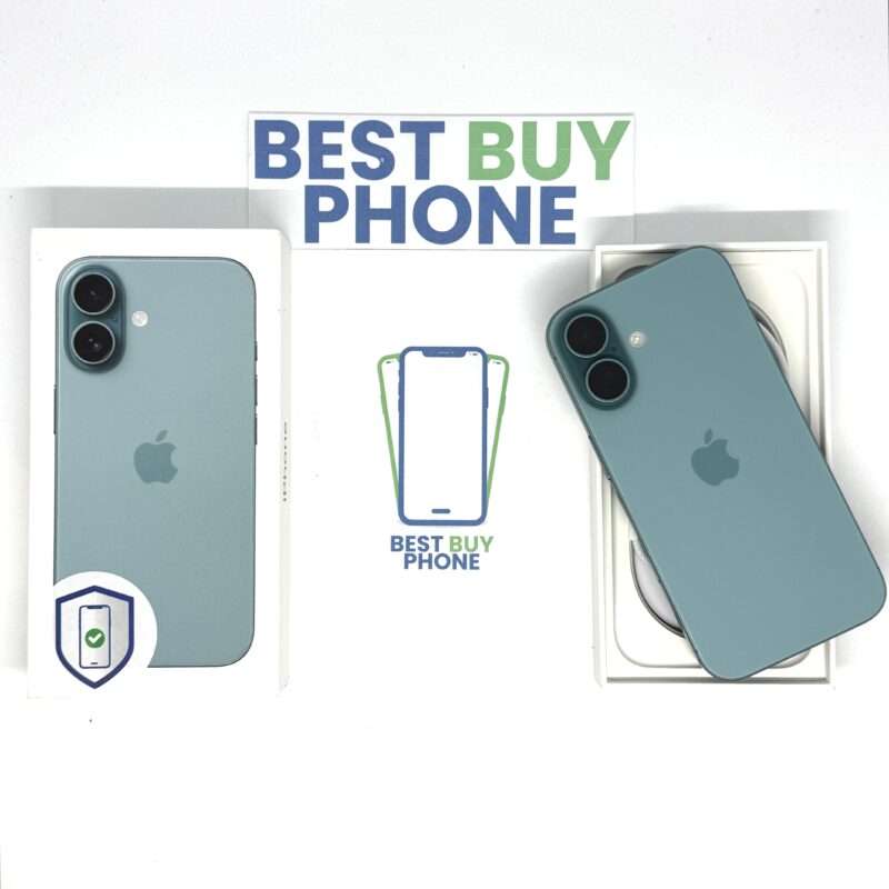 iPhone 16 256GB blauw /zeer net /99% batt /garantie