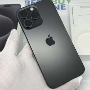 IMG_1800 iPhone 15 Pro Max 256GB zwart /zeer net /87% batt /garantie