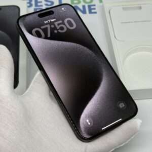 IMG_1802 iPhone 15 Pro Max 256GB zwart /zeer net /87% batt /garantie